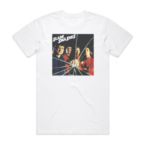 Slade Slade Smashes Album Cover T-Shirt White Slade Slade Smashes Album Cover T-Shirt White