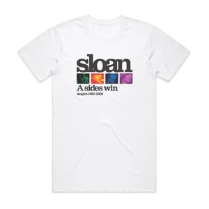 Sloan A Sides Win Singles 1992 2005 Album Cover T-Shirt White