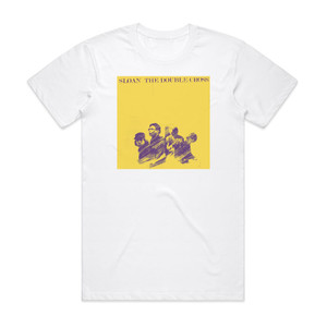 Sloan The Double Cross Album Cover T-Shirt White Sloan The Double Cross Album Cover T-Shirt White