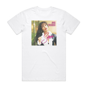 Selena Amor Prohibido Album Cover T-Shirt White Selena Amor Prohibido Album Cover T-Shirt White