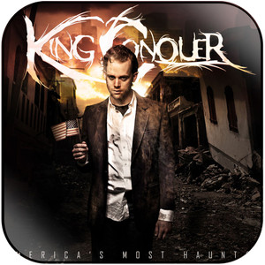 King Conquer Americas Most Haunted Album Cover Sticker King Conquer Americas Most Haunted Album Cover Sticker