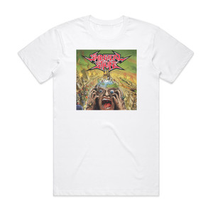 Surgical Strike Part Of A Sick World Album Cover T-Shirt White Surgical Strike Part Of A Sick World Album Cover T-Shirt White