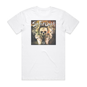 Six Feet Under 13 Album Cover T-Shirt White Six Feet Under 13 Album Cover T-Shirt White