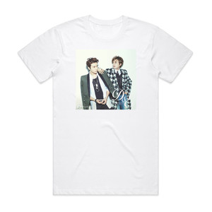 Super Junior-DandE Present 1 Album Cover T-Shirt White Super Junior-DandE Present 1 Album Cover T-Shirt White