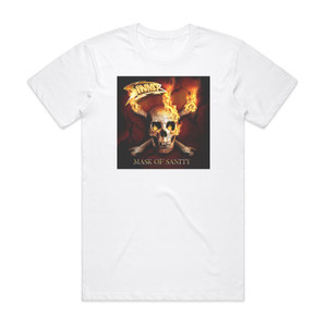 Sinner Mask Of Sanity Album Cover T-Shirt White Sinner Mask Of Sanity Album Cover T-Shirt White