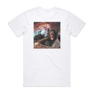 Sinner The Nature Of Evil Album Cover T-Shirt White