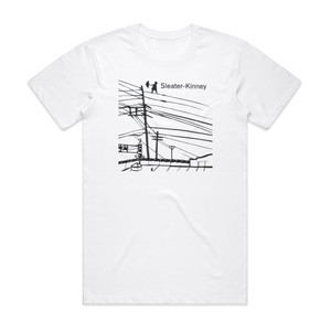 Sleater-Kinney Get Up Album Cover T-Shirt White Sleater-Kinney Get Up Album Cover T-Shirt White