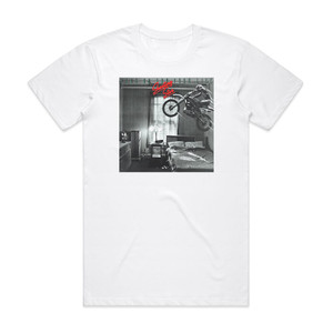 Shooting Star Hang On For Your Life Album Cover T-Shirt White Shooting Star Hang On For Your Life Album Cover T-Shirt White