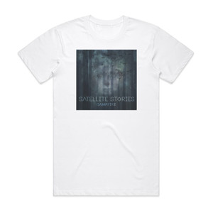 Satellite Stories Campfire Album Cover T-Shirt White