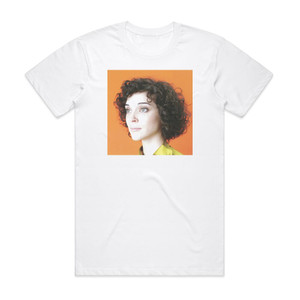 Saint Vincent Actor Album Cover T-Shirt White Saint Vincent Actor Album Cover T-Shirt White