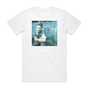 Sting All This Time 1 Album Cover T-Shirt White Sting All This Time 1 Album Cover T-Shirt White