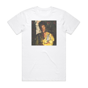 Sting If I Ever Lose My Faith In You Album Cover T-Shirt White Sting If I Ever Lose My Faith In You Album Cover T-Shirt White