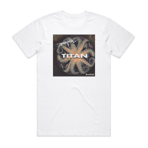 Shrapnel Titan Album Cover T-Shirt White Shrapnel Titan Album Cover T-Shirt White