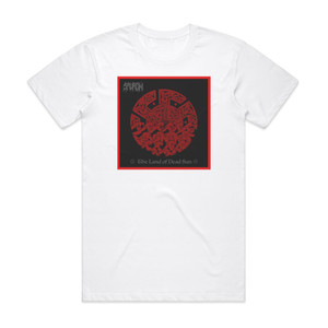 Sauron The Land Of Dead Sun Album Cover T-Shirt White Sauron The Land Of Dead Sun Album Cover T-Shirt White