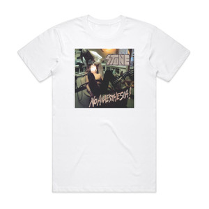 Stone No Anaesthesia Album Cover T-Shirt White Stone No Anaesthesia Album Cover T-Shirt White