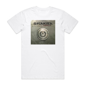 Shakra Powerplay Album Cover T-Shirt White Shakra Powerplay Album Cover T-Shirt White