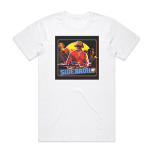 Side Brok Hge Brelle Album Cover T-Shirt White