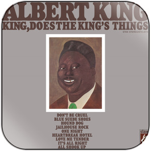 Albert King Blues For Elvis King Does The Kings Things Album Cover Sticker