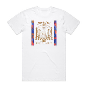 Soft Cell The Singles Album Cover T-Shirt White Soft Cell The Singles Album Cover T-Shirt White