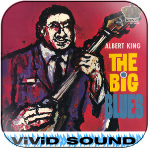 Albert King The Big Blues Album Cover Sticker Albert King The Big Blues Album Cover Sticker