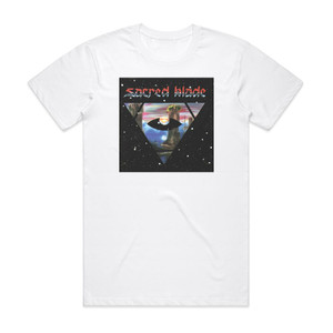 Sacred Blade Of The Sun Moon Album Cover T-Shirt White Sacred Blade Of The Sun Moon Album Cover T-Shirt White