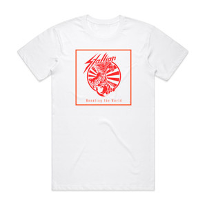 Stallion Mounting The World Album Cover T-Shirt White Stallion Mounting The World Album Cover T-Shirt White