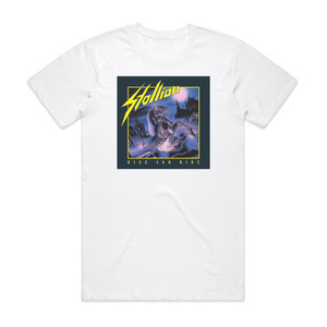 Stallion Rise And Ride Album Cover T-Shirt White Stallion Rise And Ride Album Cover T-Shirt White