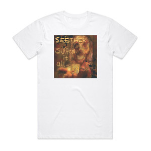 Seether Suffer It All Album Cover T-Shirt White Seether Suffer It All Album Cover T-Shirt White