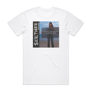 Seether Disclaimer Album Cover T-Shirt White