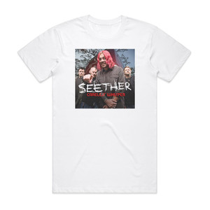 Seether Careless Whisper Album Cover T-Shirt White Seether Careless Whisper Album Cover T-Shirt White