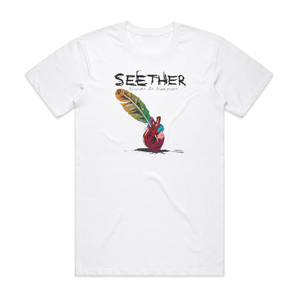 Seether Words As Weapons Album Cover T-Shirt White Seether Words As Weapons Album Cover T-Shirt White