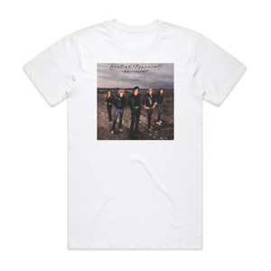 Steppenwolf Wolftracks Album Cover T-Shirt White Steppenwolf Wolftracks Album Cover T-Shirt White