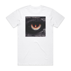Steppenwolf Feed The Fire Album Cover T-Shirt White