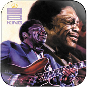 BB King King Of The Blues 1989 Album Cover Sticker BB King King Of The Blues 1989 Album Cover Sticker