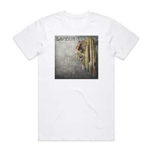 Saviour Once We Were Lions Album Cover T-Shirt White Saviour Once We Were Lions Album Cover T-Shirt White