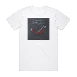 Saviour The Quiet Calm Album Cover T-Shirt White Saviour The Quiet Calm Album Cover T-Shirt White