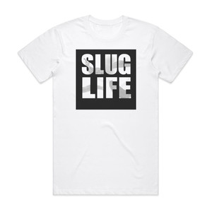 Slugdge Slug Life Volume 1 Album Cover T-Shirt White Slugdge Slug Life Volume 1 Album Cover T-Shirt White