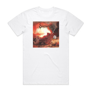 Slugdge Born Of Slime Album Cover T-Shirt White Slugdge Born Of Slime Album Cover T-Shirt White