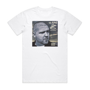 Slaine A World With No Skies Album Cover T-Shirt White Slaine A World With No Skies Album Cover T-Shirt White