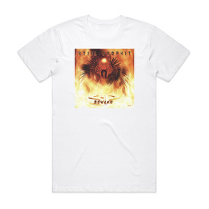 Steel Prophet Beware Album Cover T-Shirt White Steel Prophet Beware Album Cover T-Shirt White
