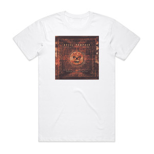 Steel Prophet Book Of The Dead Album Cover T-Shirt White Steel Prophet Book Of The Dead Album Cover T-Shirt White