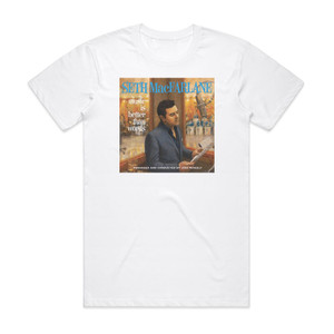 Seth MacFarlane Music Is Better Than Words Album Cover T-Shirt White Seth MacFarlane Music Is Better Than Words Album Cover T-Shirt White