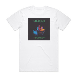 SPOCK A Piece Of The Action Album Cover T-Shirt White SPOCK A Piece Of The Action Album Cover T-Shirt White
