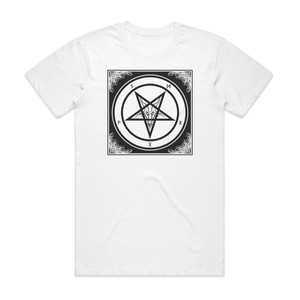 Satanic Warmaster Revelation Album Cover T-Shirt White Satanic Warmaster Revelation Album Cover T-Shirt White
