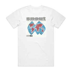 Snout The New Pop Dialogue Album Cover T-Shirt White Snout The New Pop Dialogue Album Cover T-Shirt White