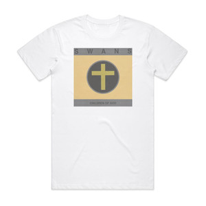 Swans Children Of God Album Cover T-Shirt White Swans Children Of God Album Cover T-Shirt White