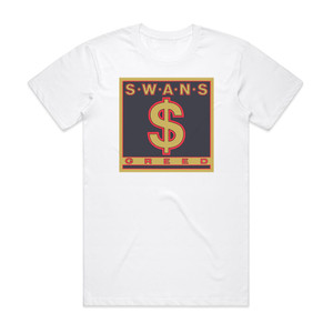 Swans Greed Album Cover T-Shirt Black