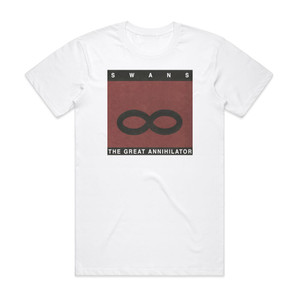 Swans The Great Annihilator 3 Album Cover T-Shirt White