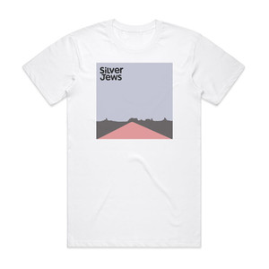 Silver Jews American Water Album Cover T-Shirt White Silver Jews American Water Album Cover T-Shirt White