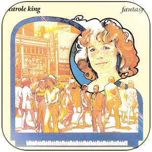 Carole King Fantasy Album Cover Sticker Carole King Fantasy Album Cover Sticker